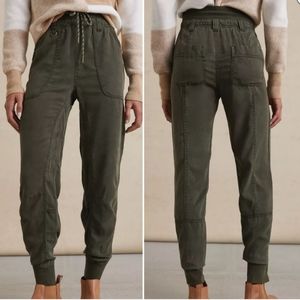 Anthropologie Pilcro Cargo Joggers Mallory Lyocell Olive Green